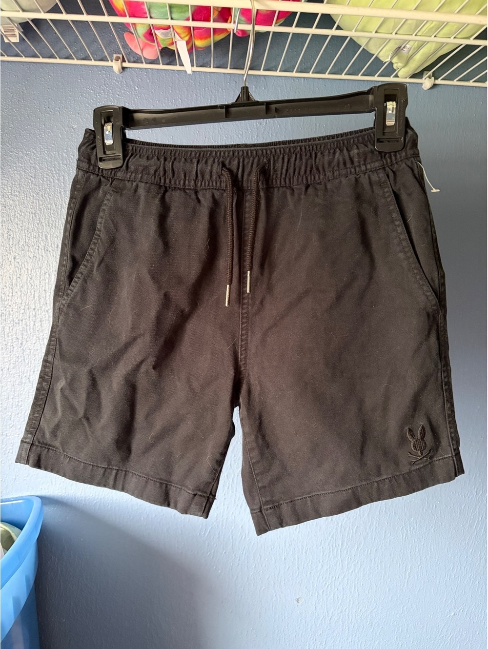 Psycho bunny black shorts 10/12 kids boys youth medium
